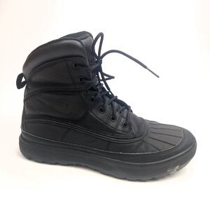 Nike ACG Woodside II Triple-Black Waterproof Ankle Duck Boot 525393-090 Size 9